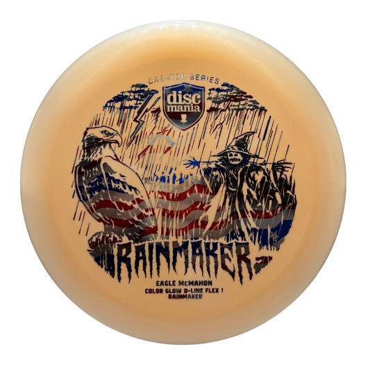 Discmania Flex 1 Color Glow D-Line – Rainmaker (Eagle McMahon Creator Series) Halloween Edition